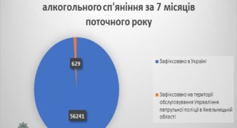 На теренах області за останні місяці затримано 629 нетверезих водіїв