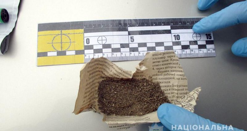 На Хмельниччині працівники поліції затримали торговця марихуаною