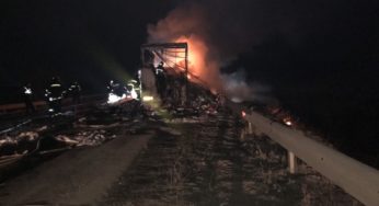 Хмельницький район: 21 січня горів причіп із вживаним одягом