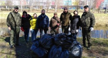 #чистіводойми — у Хмельницькому рибоохоронці прибирали берег річки Південний Буг