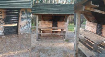 Шепетівщина: вандали підпалили бесідку у селищі Косецькому