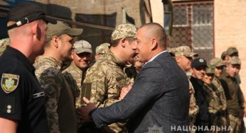 Зведений загін хмельницьких поліцейських повернувся із зони проведення ООС