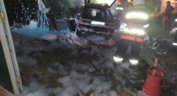 Нетішин: рятувальники загасили пожежу легкового автомобіля