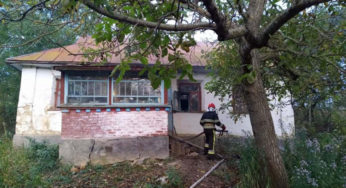 Деражнянські рятувальники ліквідували пожежу в житловому будинку, під час якої травмувалась власниця