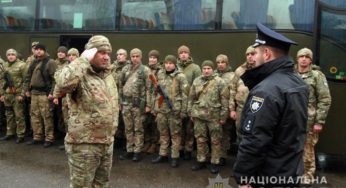 Зведений загін Хмельницьких поліцейських повернувся із зони проведення ООС