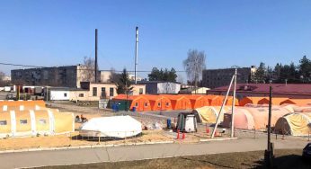 Славутський мобільний шпиталь прийняв перших пацієнтів