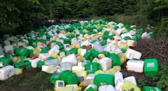 В Дунаєвецькому районі виявлено несанкціоноване розміщення небезпечних відходів