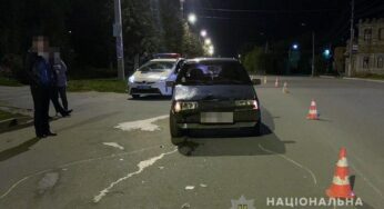 В м. Шепетівка водій «ВАЗ 2109» скоїв наїзд на місцеву жительку
