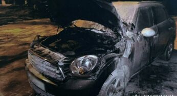 Оголошено підозру зловмисникам, які підпалили автівку посадовця в Кам’янці-Подільському