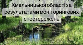Проведено моніторинг стану поверхневих вод Хмельницької області