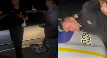 Стара Синява: п’яний офіцер поліції побив чоловіка, який став свідком його правопорушень, та свого колегу