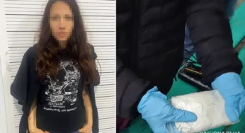 У Хмельницькому поліцейські затримали жінку, у якої виявили великий пакунок з наркотиками