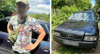У Хмельницькому поліцейські затримали чоловіка, який викрав мотоцикл та автомобіль у місцевих жителів