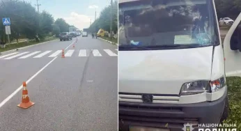 У Старокостянтинові мікроавтобус збив на пішохідному переході 14-річну дівчинку