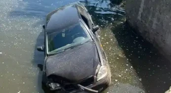 3,12 проміле: на Хмельниччині нетверезий водій з’їхав у річку