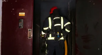 У Хмельницькому ліквідували пожежу в під’їзді багатоповерхівки, в якій травмувалися 2 дитини